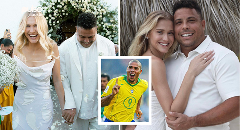 Ronaldo: Brazil legend marries for the 3rd time after 2 failed marriages and 7 years of dating model partner Celina Locks