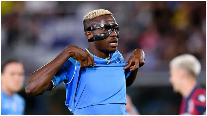 Napoli striker Victor Osimhen || Image credit: Getty