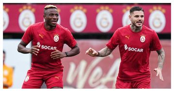 'The big man came in' - Victor Osimhen hails Galatasaray teammate Icardi