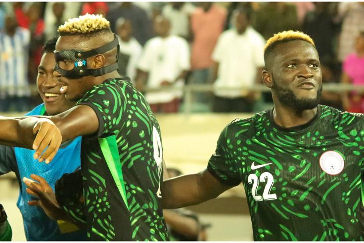 Super Eagles forwards led by Victor Osimhen and Victor Boniface.
