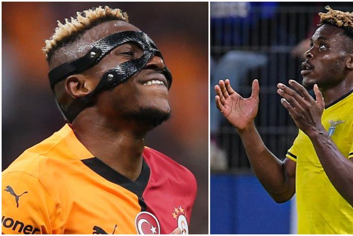 Victor Osimhen (left) and Fisayo Dele-Bashiru.