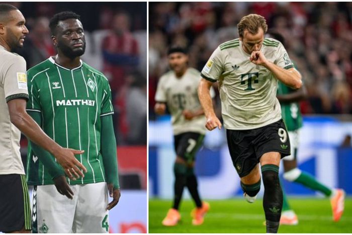 enturion Harry Kane leads Bayern Munich past Werder Bremen as Super Eagles’ Boniface left out of starting XI