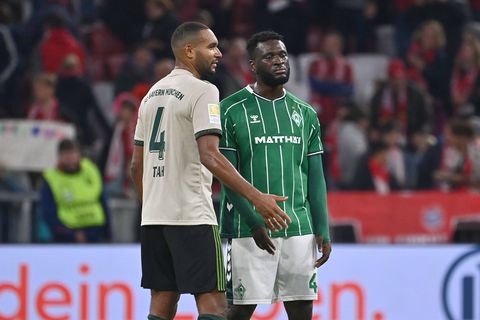 Victor Boniface was on the bench for an hour.