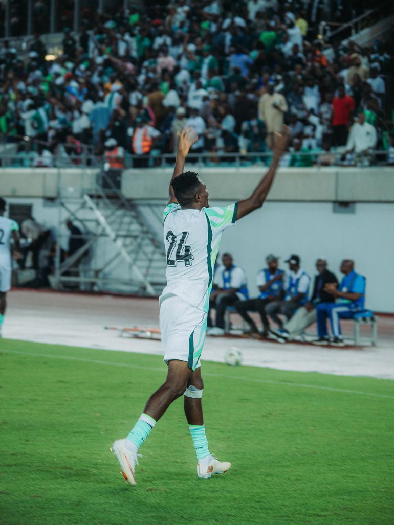 Moses Usor came off the bench to save Nigeria.