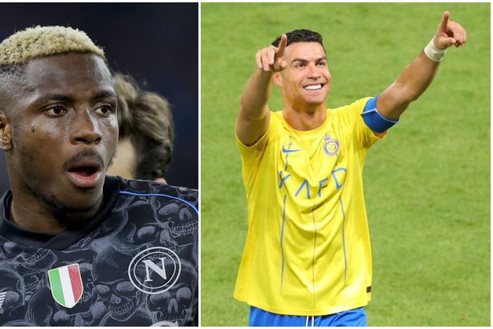 Victor Osimhen and Cristiano Ronaldo.