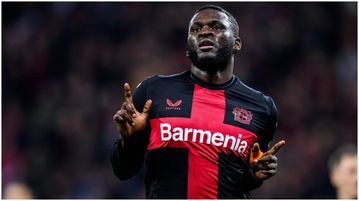 Victor Boniface: Watch the Nigerian striker's stunning goal for Bayer Leverkusen in the UEL