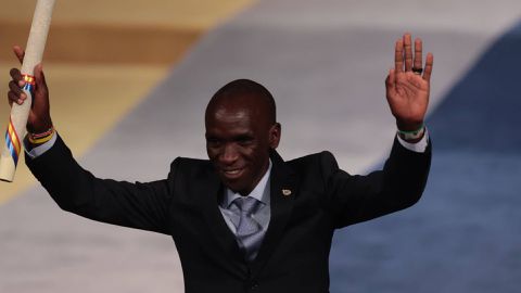 Eliud Kipchoge explains how he deals with fame and wealth