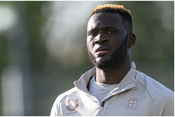 Nigeria's Victor Boniface spotted in training after missing the trip to Brest.