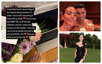 Ronaldo’s wife Georgina reveals health issues after being hospitalised for pneumonia