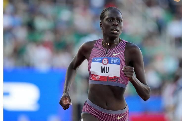 Athing Mu makes heads turn with fiery two-word reaction to McLaughlin-Levrone’s GST shoot