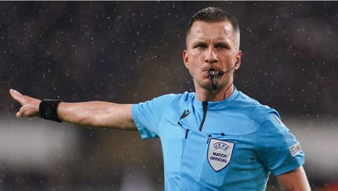 Two Champions League referees handed 10-month suspension for stealing sign post and being found drunk