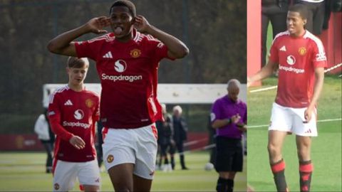 Chido Obi-Martin: Nigerian-born youngster scores hat-trick on Manchester United debut