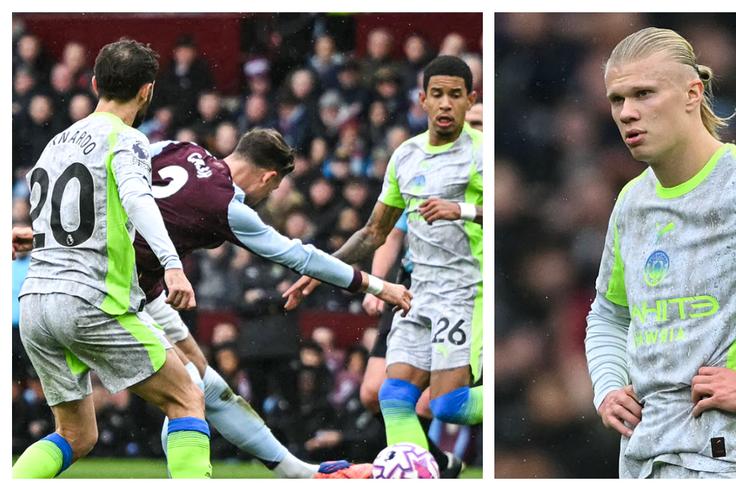 Aston Villa vs Man City: Haaland caged as Guardiola's men suffer title blow
