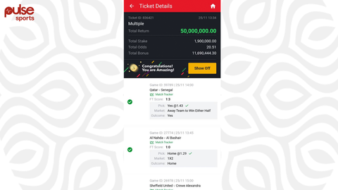 Twitter Punter breaks winning limit set by Sportybet