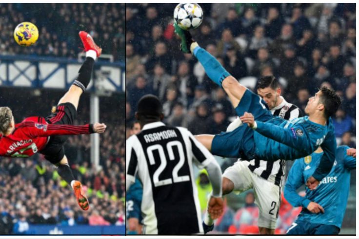 Alejandro Garnacho scored a stunning overhead kick for Manchester United at Everton like his idol Cristiano Ronaldo