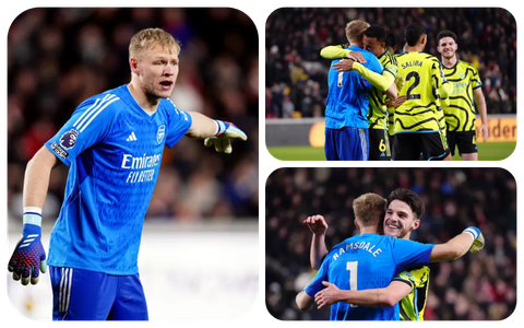 Arsenal players praised for elegant gesture towards Aaron Ramsdale after final whistle against Brentford