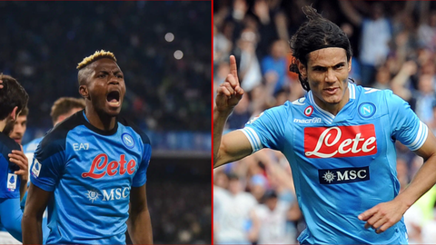 Cavani is far better than Osimhen — Ex-Man United striker's agent shuns comparisons