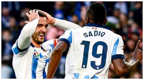 ‘Injured’ Sadiq Umar defies NFF doctors, set for Real Sociedad’s Copa del Rey clash