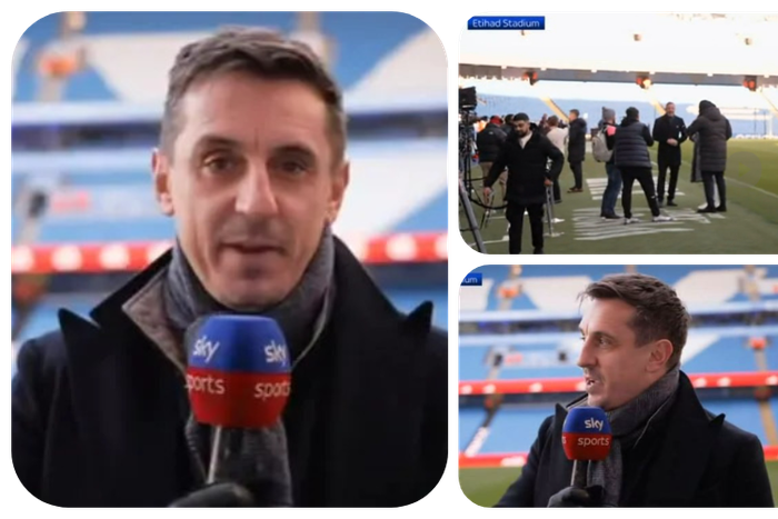 Gary Neville apologises on behalf of his colleages