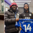 Nigerian musician Odumodu Blvck links up with Kelechi Iheanacho and Wilfred Ndidi in Leicester City