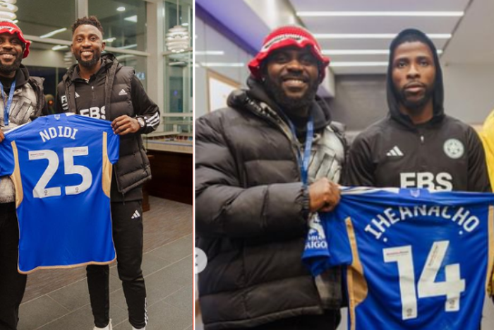Nigerian musician Odumodu Blvck links up with Kelechi Iheanacho and Wilfred Ndidi in Leicester City