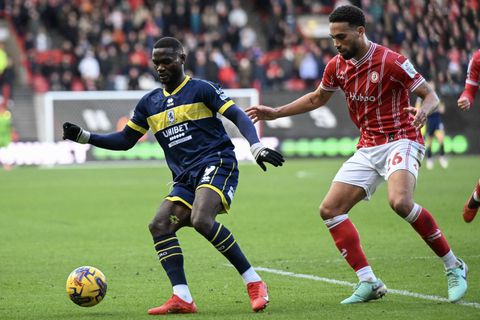 Kenyan defender on target as Bristol City down Michael Carrick’s Middlesbrough