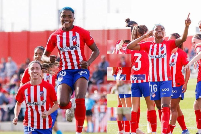 Super Falcons star Rasheedat Ajibade returned with a goal for Atletico Madrid in a league fixture against Granada on Sunday, November 26, 2023. X/Atleti Femenino