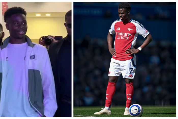 Arsenal star Bukayo Saka reveals why he is proud of his Nigerian heritage