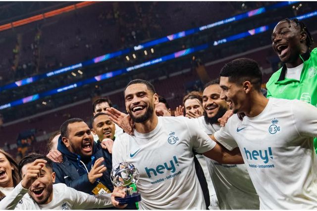 Promise David's goal handed Union SG the win against Galatasaray. (Photo Credit: RUSG/Instagram)