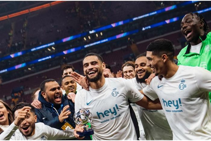 Promise David's goal handed Union SG the win against Galatasaray. (Photo Credit: RUSG/Instagram)