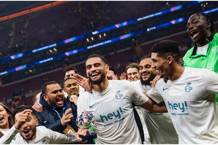 Promise David's goal handed Union SG the win against Galatasaray. (Photo Credit: RUSG/Instagram)