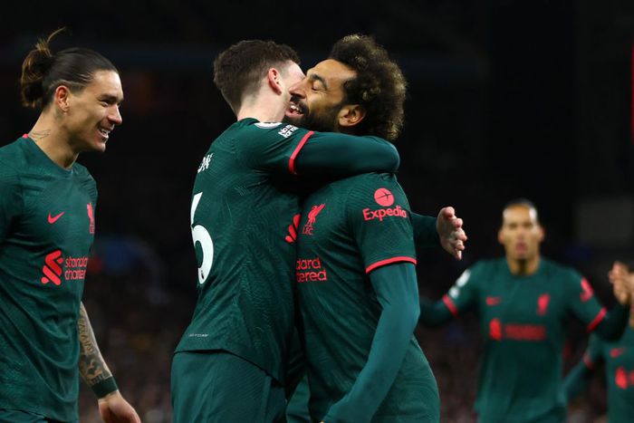 Salah shines to lead Liverpool to victory against Villa