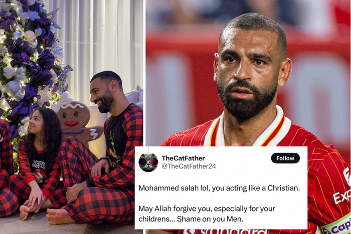 May Allah forgive you — Mo Salah criticised by Muslim fans after sharing adorable Christmas family photo