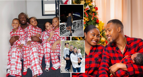 Christmas Day Postcards: How Usain Bolt and other track stars celebrated with their families wearing matching pajamas