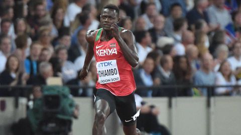 'Elite relay practice with my teammate!'- Mark Otieno bonds with son Luke on the track [VIDEO]