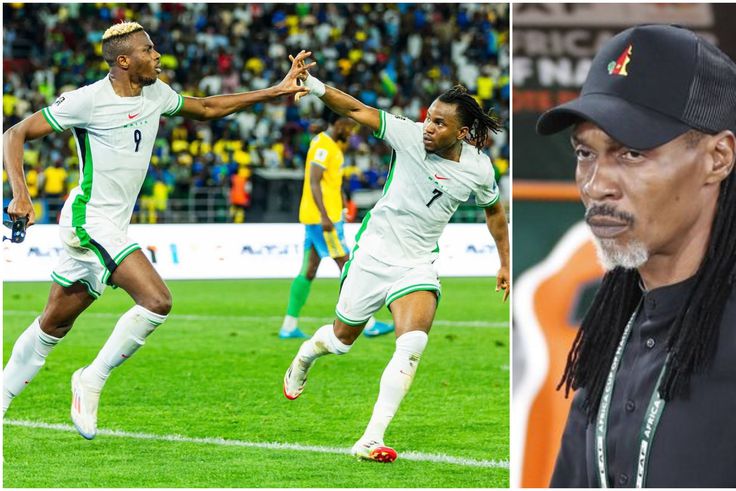 Rigobert Song snubs Osimhen, Lookman as world class - Picks Mbeumo, Wan-Bissaka and Zaha instead