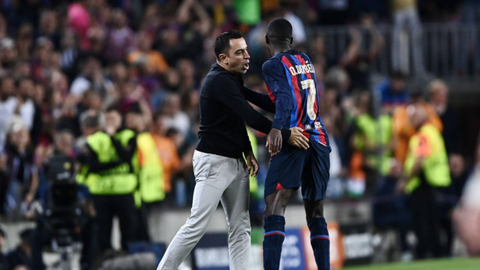 ‘I hope he continues with us for many years’ - Xavi on Dembele's renewal