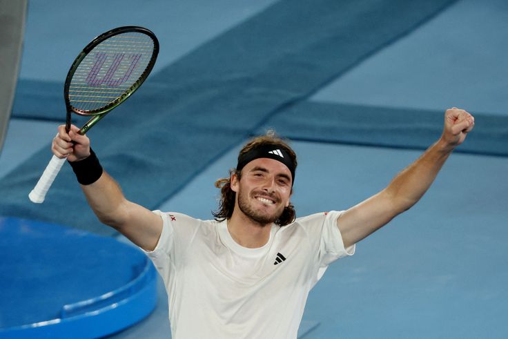 Stefanos Tsitsipas reaches second Grand Slam final in Melbourne