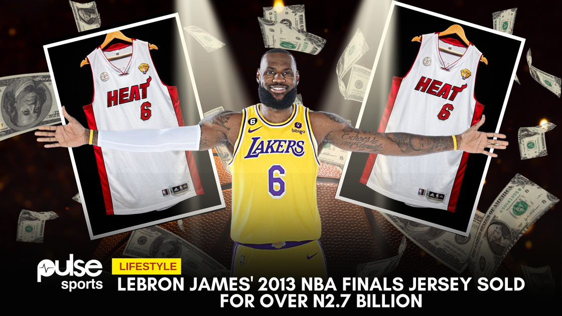 Lebron James' jersey from 2013 NBA Finals sold for 3.7 million