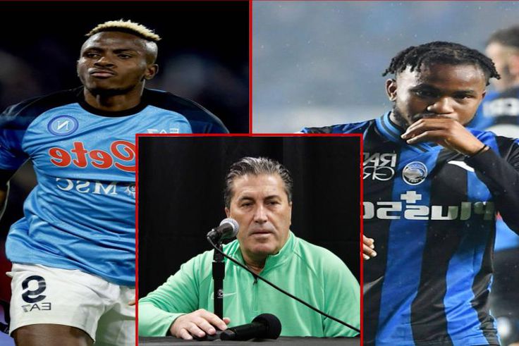 'Knowing you have two strikers like that makes me feel much better' - Peseiro hails Osimhen and Lookman