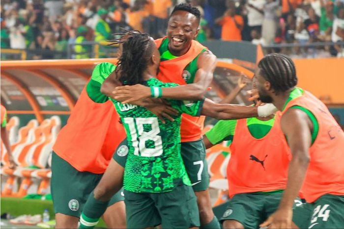 Super Eagles captain Ahmed Musa celebrates Nigeria's AFCON journey.According to Super Eagles captain Ahmed Musa, Nigeria's AFCON 2023 victory against Cameroon transcends tribe and religion.