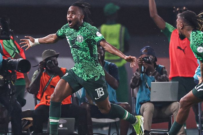 See what Nigerians are saying about Ademola Lookman after the Super Eagles knock out Cameroon to reach AFCON 2023 quarterfinal - Image Credit - Livesccore