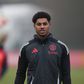 Marcus Rashford trains alone