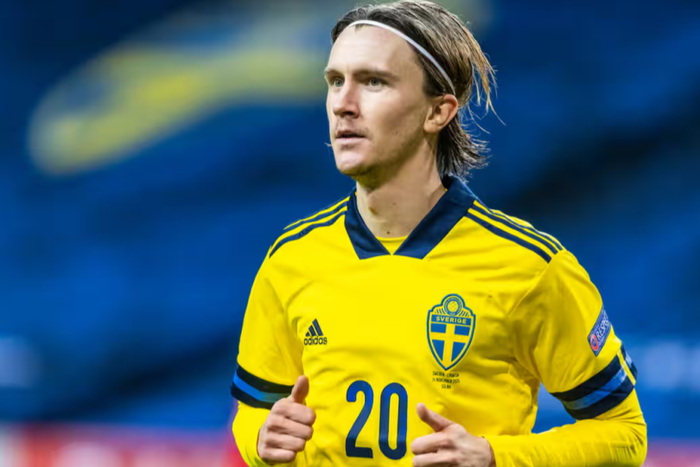 Former Arsenal midfielder Kristoffer Olsson || Image credit: Imago