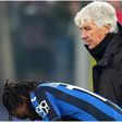 Ademola Lookman and his Atalanta boss Gian Piero Gasperini.