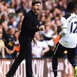 Mauricio Pochettino with Victor Wanyama