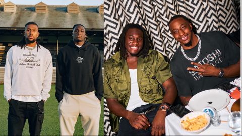 Calvin Bassey and Joe Aribo: Super Eagles stars link up over food
