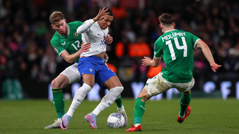 France weather late storm to beat Ireland