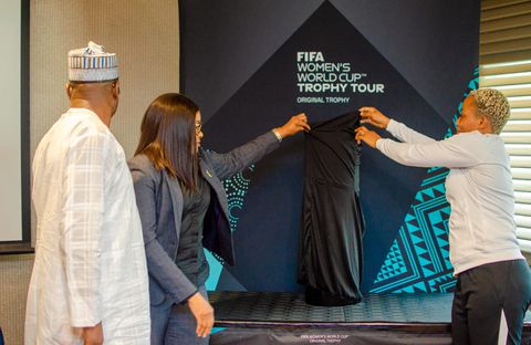 FIFA Women's World Cup trophy Unveiled in Abuja