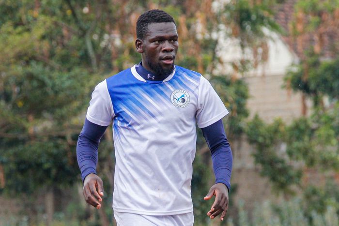Eugene Wethuli training in Sofapaka colours.